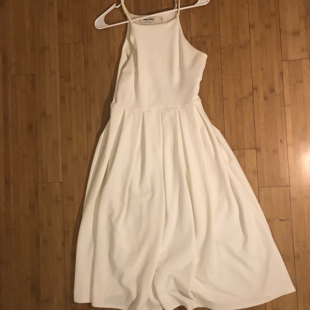 White mid length Twin Sister dress